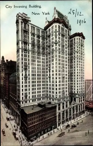 Ak New York City USA, City Investing Building