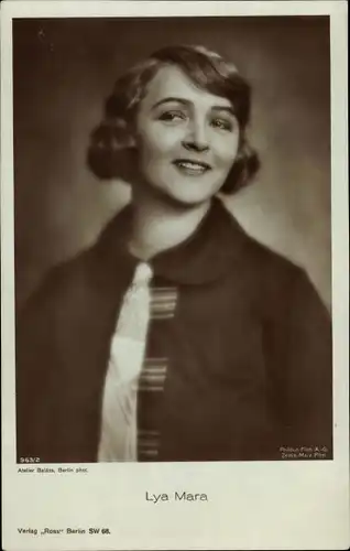 Ak Schauspielerin Lya Mara, Portrait