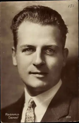 Ak Schauspieler Reginald Denny, Portrait