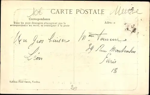 Ak Verdun-Meuse, Rue Mazel