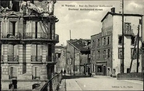 Ak Verdun-Meuse, Rue du Docteur Anthouard