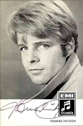 Ak Schauspieler und Sänger Thomas Fritsch, Portrait, Columbia-Schallplatten