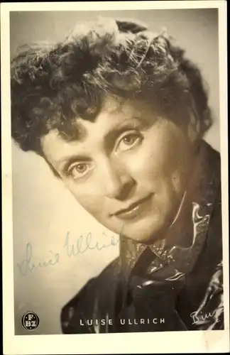 Ak Schauspielerin Luise Ullrich, Portrait, Autogramm