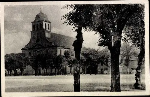 Ak Neuf Brisach Neubreisach Alsace Haut Rhin, Kirche