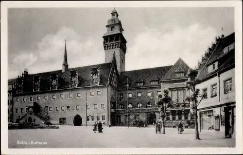 Ak Zeitz im Burgenlandkreis, Rathaus