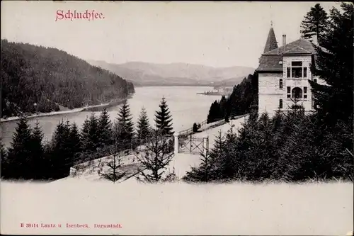 Ak Schluchsee im Schwarzwald, Panorama