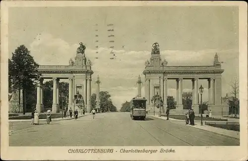 Ak Berlin Charlottenburg, Charlottenburger Brücke