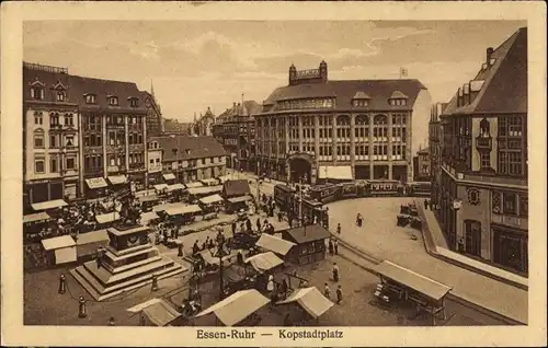 Ak Essen im Ruhrgebiet, Kopstadtplatz