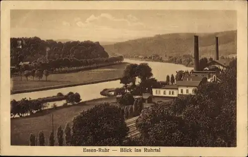 Ak Essen im Ruhrgebiet, Ruhrtal