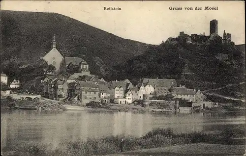 Ak Beilstein Cochem an der Mosel, Gesamtansicht