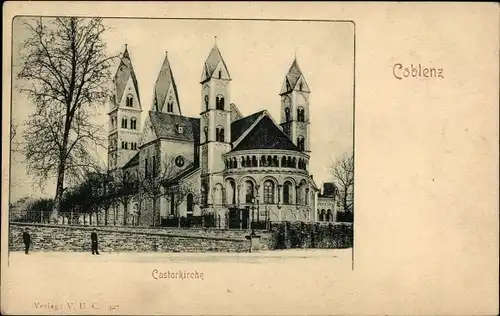 Ak Koblenz am Rhein, Castorkirche