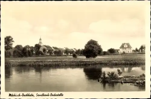 Ak Märkisch Buchholz in Brandenburg, Sandbank Badestelle