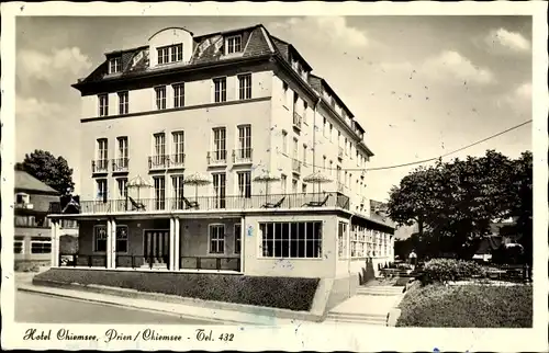 Ak Prien am Chiemsee Oberbayern, Hotel Chiemsee