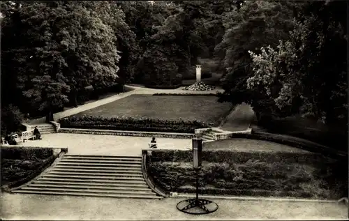 Ak Weißenfels an der Saale, Thälmannpark, Treppe