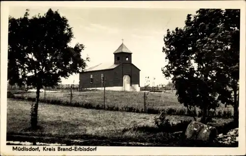 Ak Müdisdorf Lichtenberg Erzgebirge, Kirche