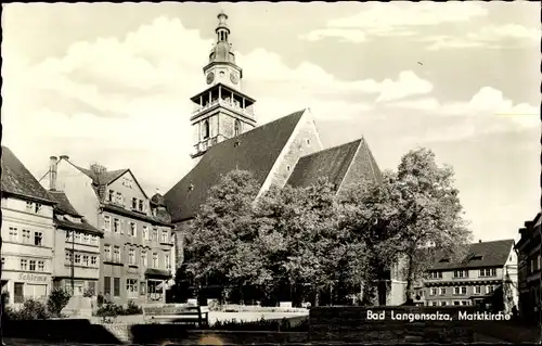 Ak Bad Langensalza in Thüringen, Marktkirche