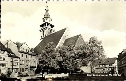 Ak Bad Langensalza in Thüringen, Marktkirche