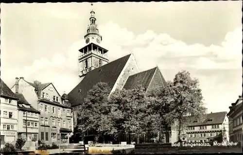 Ak Bad Langensalza in Thüringen, Marktkirche