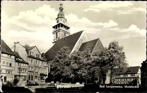 Ak Bad Langensalza in Thüringen, Marktkirche