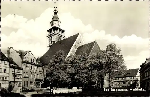 Ak Bad Langensalza in Thüringen, Marktkirche