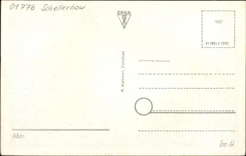 Ak Schellerhau Altenberg im Erzgebirge, Teilansicht