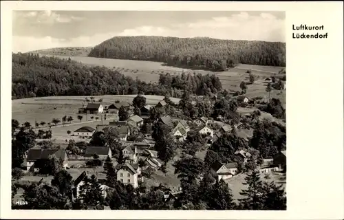 Ak Lückendorf Oybin Oberlausitz, Panorama, Zittauer Gebirge