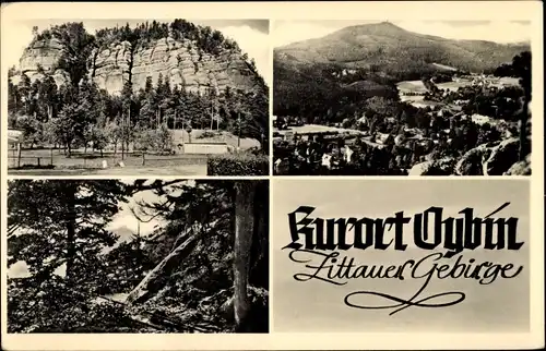 Ak Oybin in der Oberlausitz, Berg Oybin, Panorama