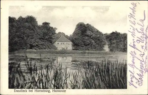 Ak Horneburg in Niedersachsen, Daudieck, Wasserpartie