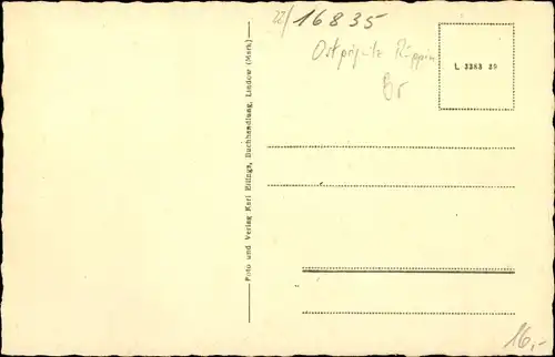 Ak Lindow in der Mark, Stadteingang