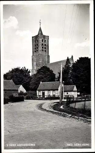 Ak 's Heer Arendskerke Zeeland Niederlande, Ned. Herv. Kerk