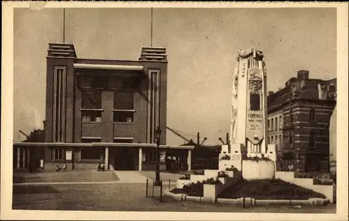 Ak Antwerpen Anvers Flandern, Place du Petit Tunnel