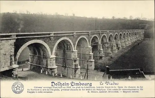 Ak Dolhain Limbourg Wallonien Lüttich, Le Viaduc