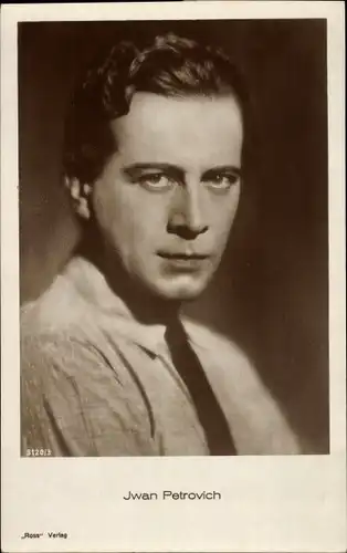 Ak Schauspieler Iwan Petrovich, Portrait, Autogramm, Ross Verlag 3120/3