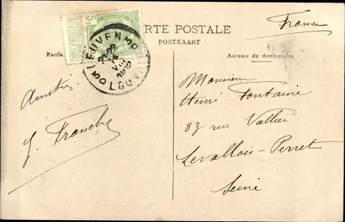 Ak Louvain Leuven Flämisch Brabant, La Poste