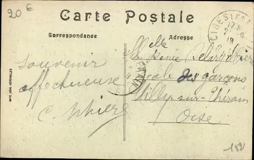 Ak Mélo Oise, Rathaus