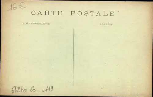 Ak Le Meux Oise, Rue de la Poste