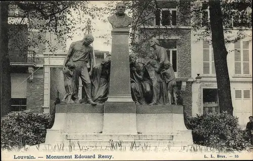 Ak Louvain Leuven Flämisch Brabant, Monument Edouard Remy