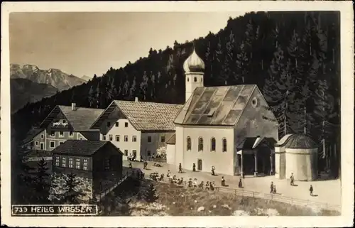 Ak Heiligwasser Tirol, Kirche