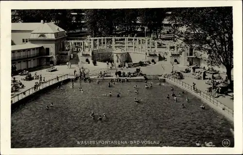 Ak Bad Vöslau Niederösterreich, Wassersportarena