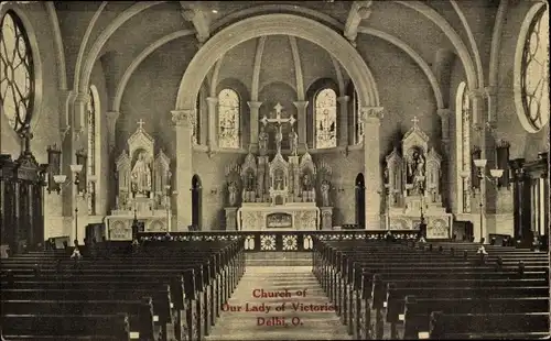 Ak Delhi Indien, Kircheninneres