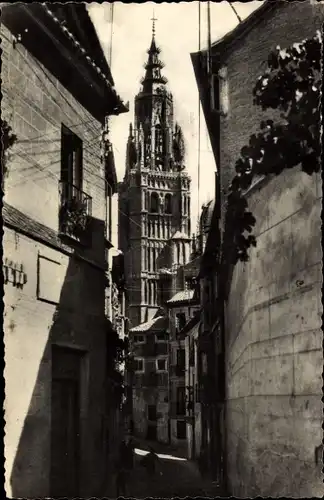 Ak Toledo Kastilien La Mancha Spanien, Calle de Santa Isabel