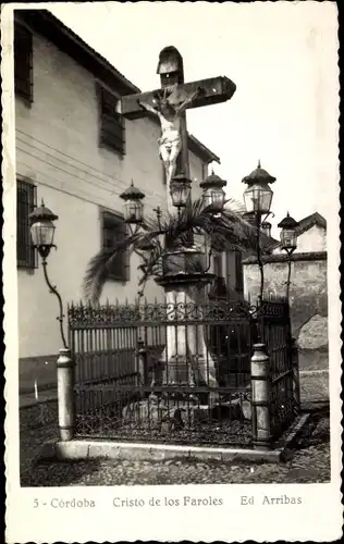 Ak Córdoba Andalusien Spanien, Cristo de los Faroles