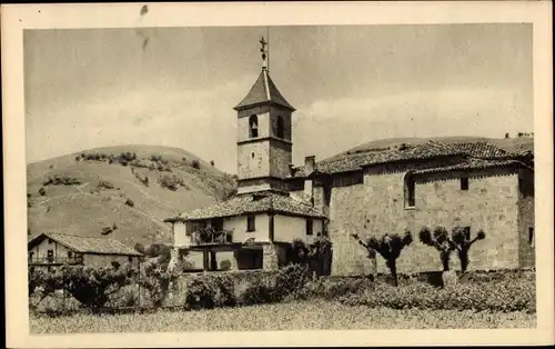 Ak Elbete Elvetea Navarra, Pfarrkirche