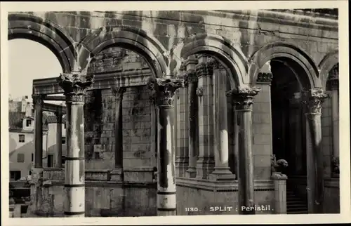 Ak Split Spalato Kroatien, Peristil