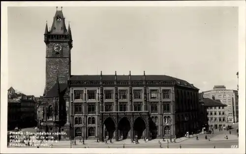 Ak Praha Prag Tschechien, Altstädter Rathaus