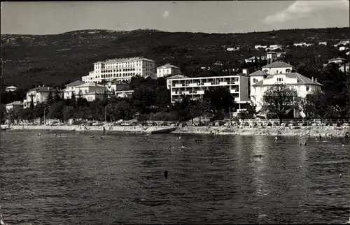 Ak Cirkvenica Crikvenica Kroatien, Stadtansicht, Hotels
