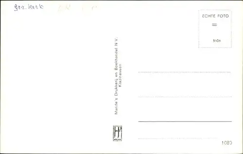 Ak Klazienaveen Drenthe, Kirche, Schule, Langestraat, VW Käfer, Reklame Persil