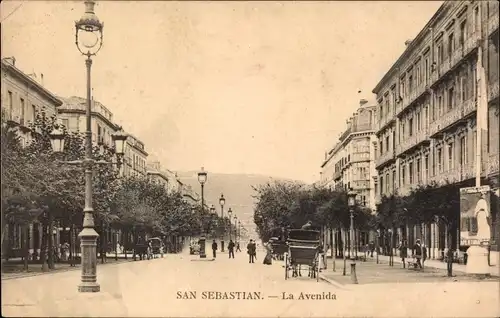 Ak San Sebastian Baskenland, La Avenida