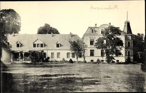 Ak Bród Braunsforth Kreis Saatzig Pommern, Herrenhaus v. Wedel