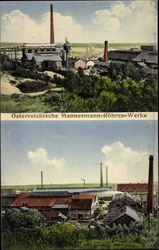 Ak Österreichische Mannesmann Röhren Werke, Fabrikanlagen